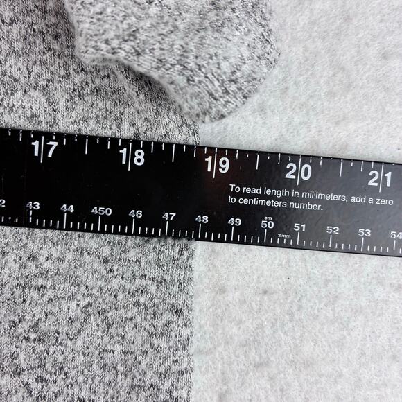 Three Dots Short Sleeve Top Women's Medium Heather Grey Rayon Soft Knit Everyday - Picture 3 of 9